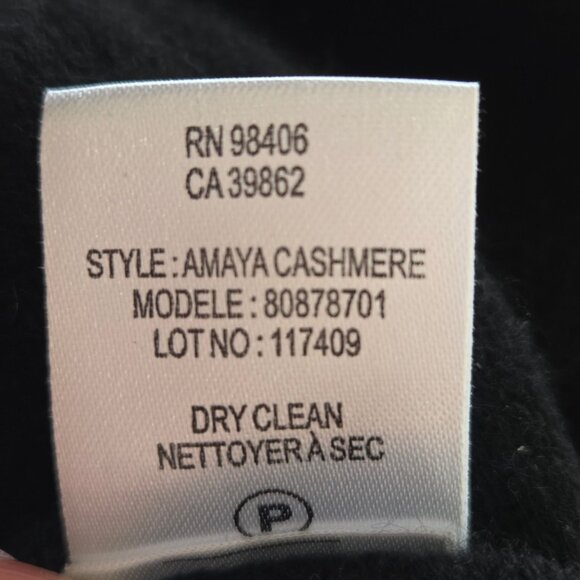 Theory Amaya 100% Cashmere Tunic Cardigan Sweater Black Size Small NWT - Picture 13 of 14